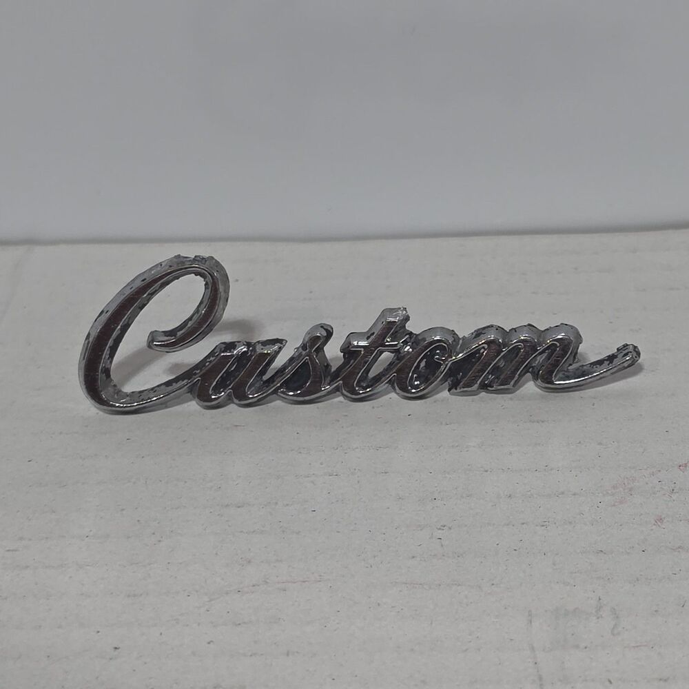 Mopar 1968 Chrysler Newport Custom Emblem CUSTOM Part Number 2842795
